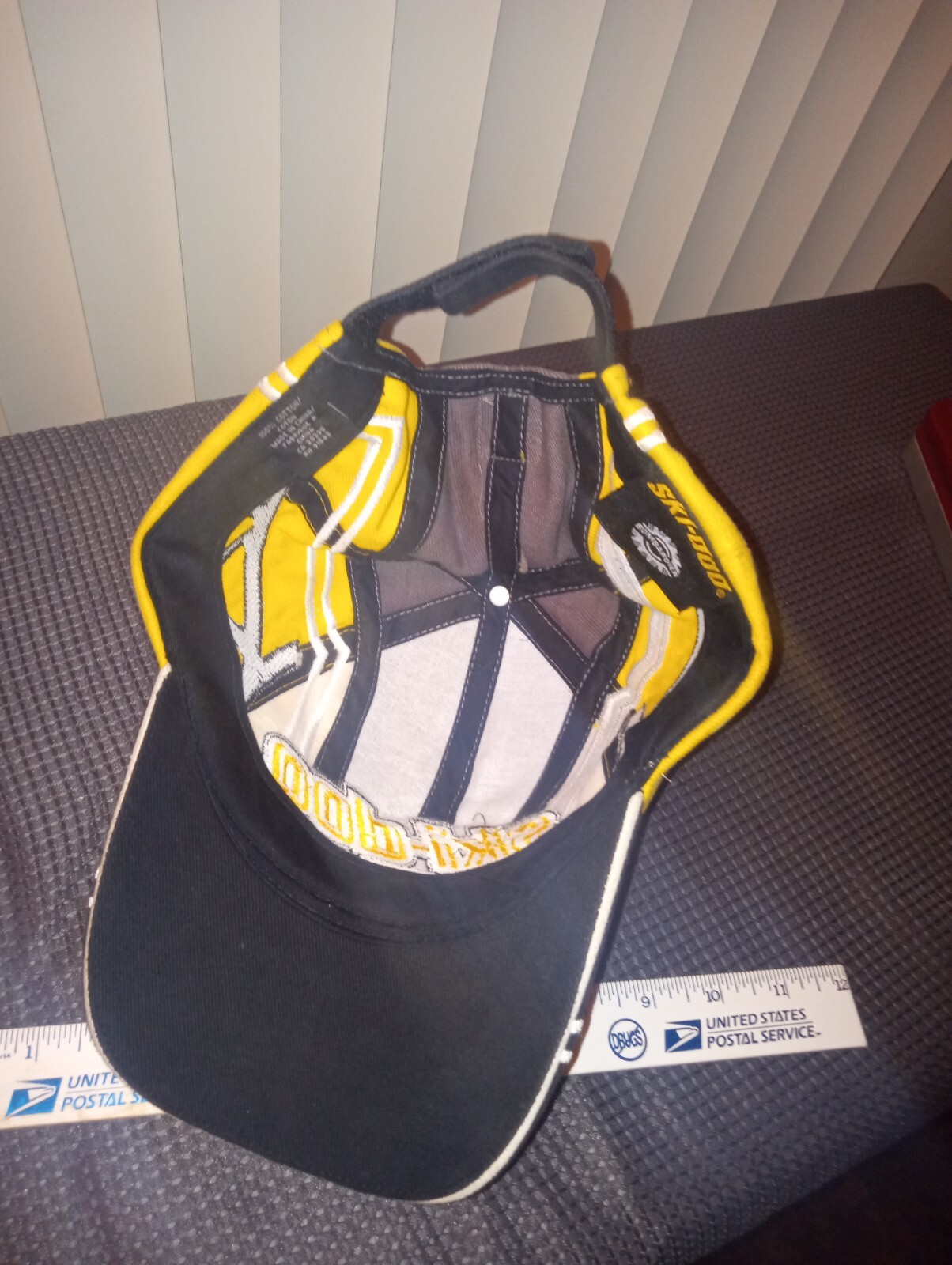 Vintage SkiDoo Hat Mens OS Black Yellow Performance Bombardier Cap eBay