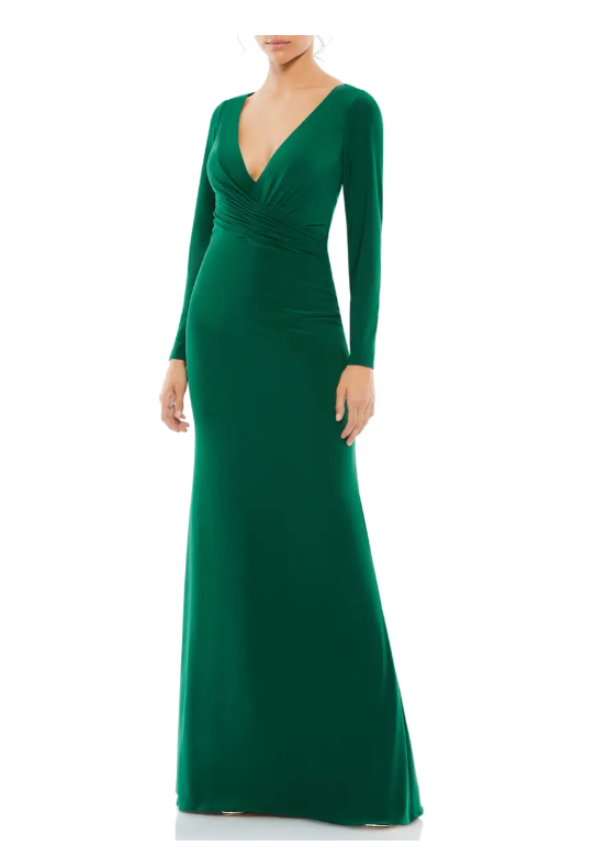 emerald green jersey dress Multiway Jersey Maxi Dress - Emerald Night