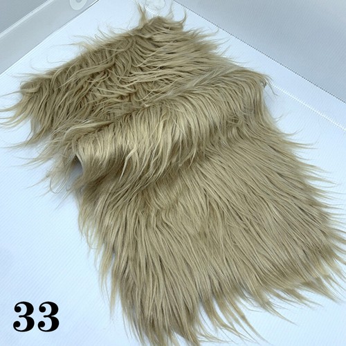 Luxury 8cm Long Hair Faux Fur Fabric Patchwork Sewing Material Home Decoration - Picture 45 of 47
