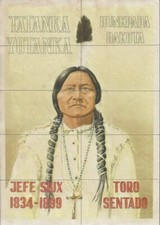 0090 SITTING BULL - UNCUT RATION COUPONS - SPANISH CIVIL WAR - BENIDORM-ALICANTE