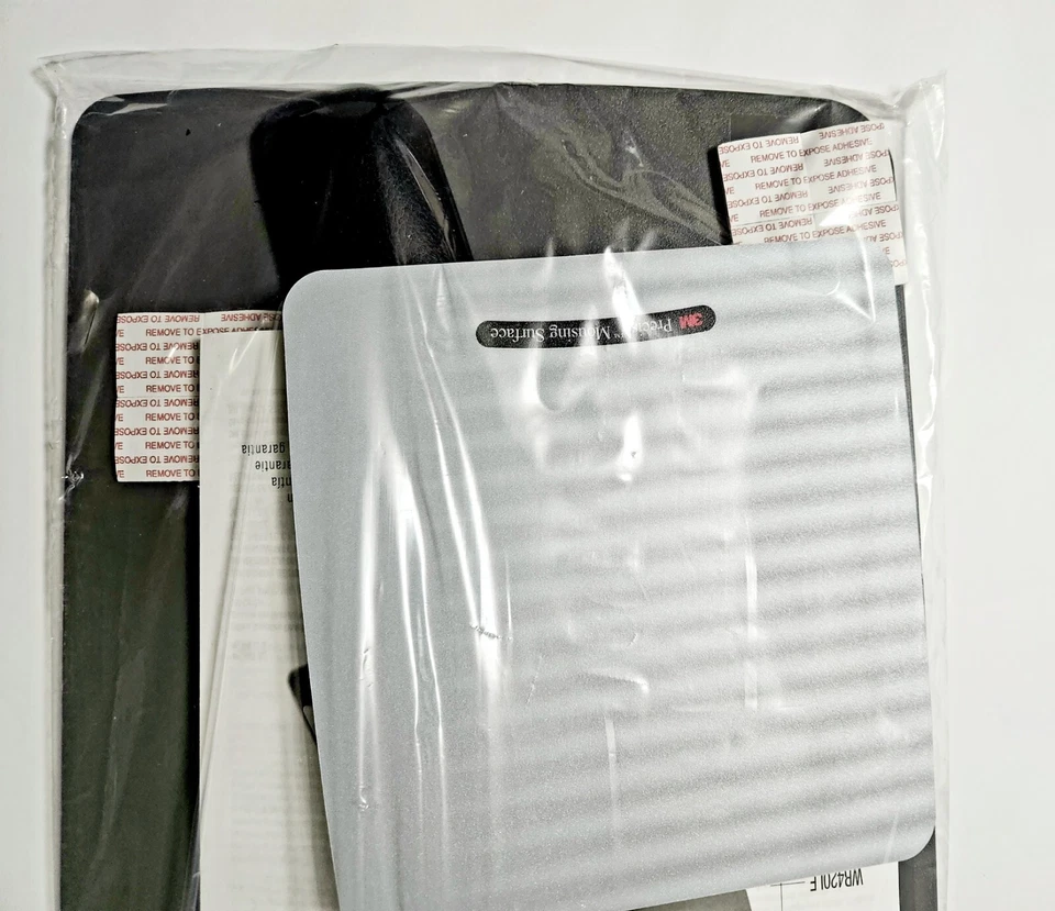 Mouse pad gel 3M teclado descanso de pulso plataforma preto prata WR422LE antimicrobiano - Imagem 2 de 4