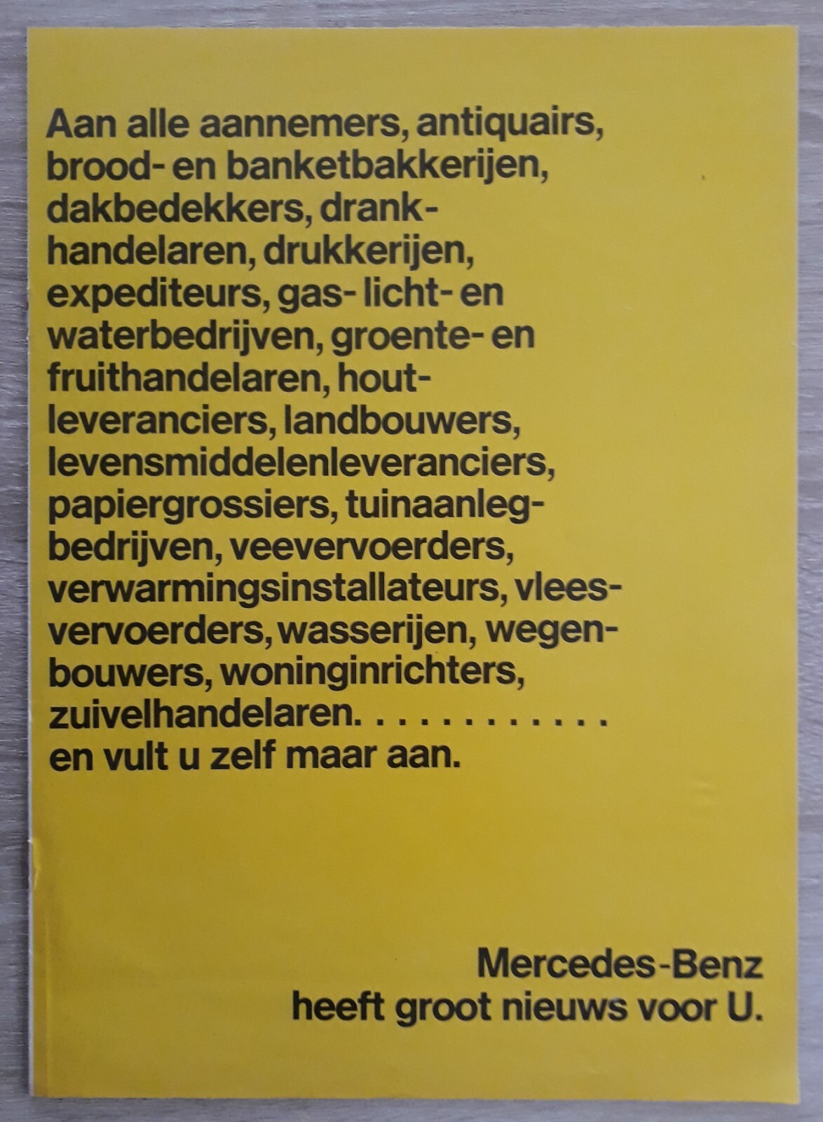 Mercedes-Benz Light Vans Brochure 1977 - 207 210 307 310