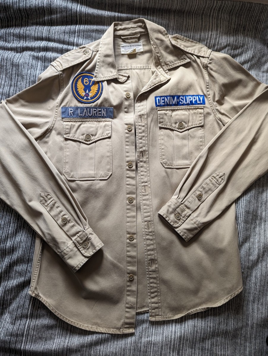 VTG Ralph Lauren Denim Supply Military Army Officer Paratroopers