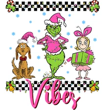 Direct To Film Transfer, Ready to Press, Iron on Transfer, DTF, Grinch