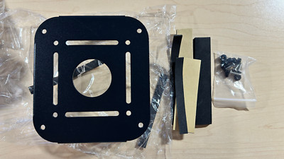 Metal Under Desk Mount Stand for Mac mini M4 Comp w/ VESA Extension Plate