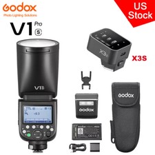 US Godox V1 Pro S 2.4G TTL HSS Round Head Flash Speedlite X3-S Trigger For Sony