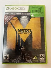 Metro: Last Light - Limited Edition (Microsoft Xbox 360, 2013) Complete & Tested