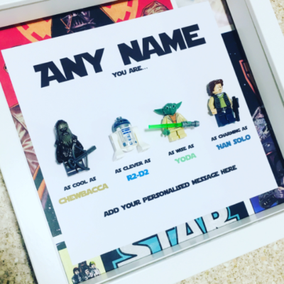 Personalized Star Wars Thank You Frame – Teacher Christmas Gift, Wooden 27cm Square 3 thumbnail image