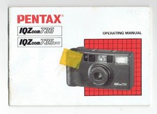 Pentax IQZoon 735 Operating Instruction Manual 35mm Film Camera