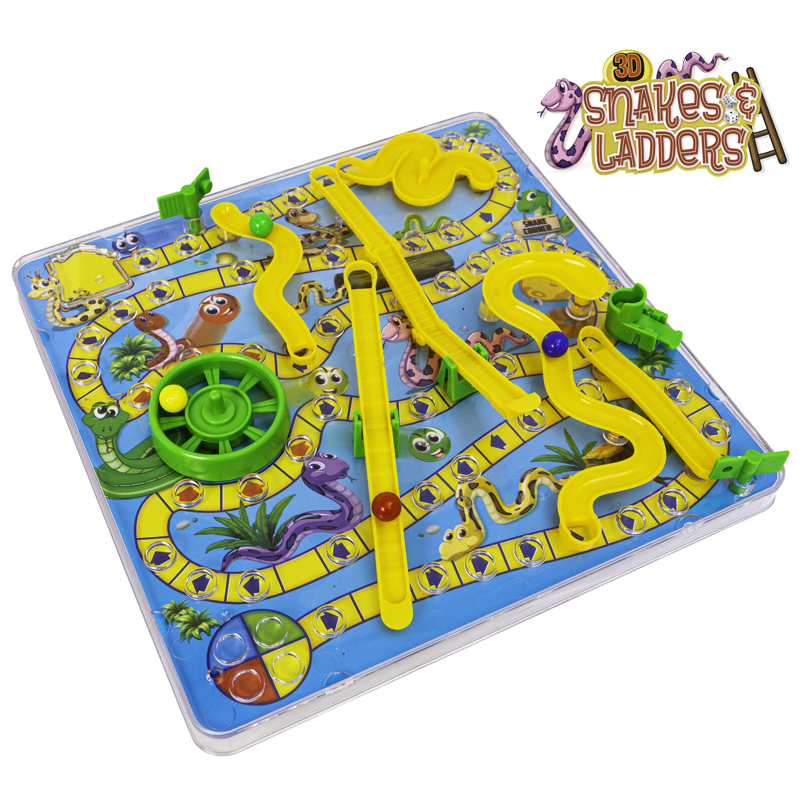 Playing the Online Snakes and Ladders 3D Board game