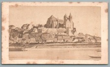 CDV NEUF-BRISACH PHOTO ANCIENNE 1870's PAR GERST & SCHMIDT A COLMAR (68) ALSACE
