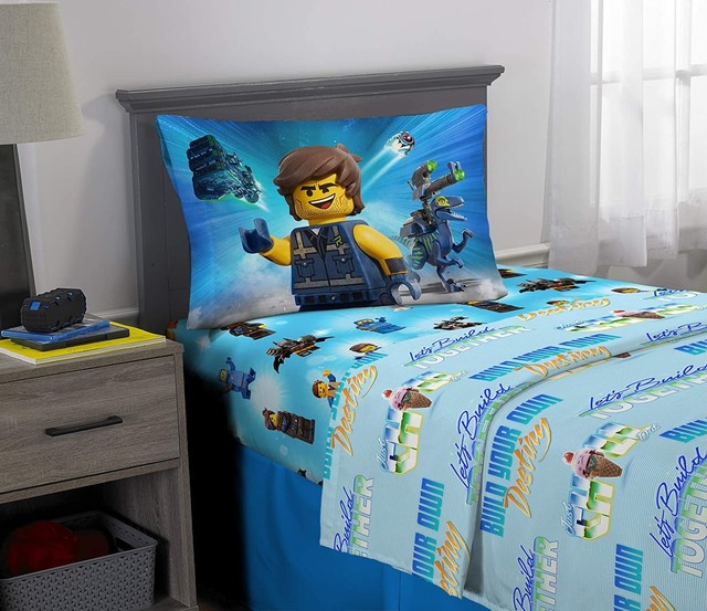 LEGO 2 Movie 3-piece Twin Sheet Set 