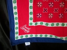 Vintage 1970s Scarf Sweet Honesty Perfume Avon Made in Japan Cotton SC19