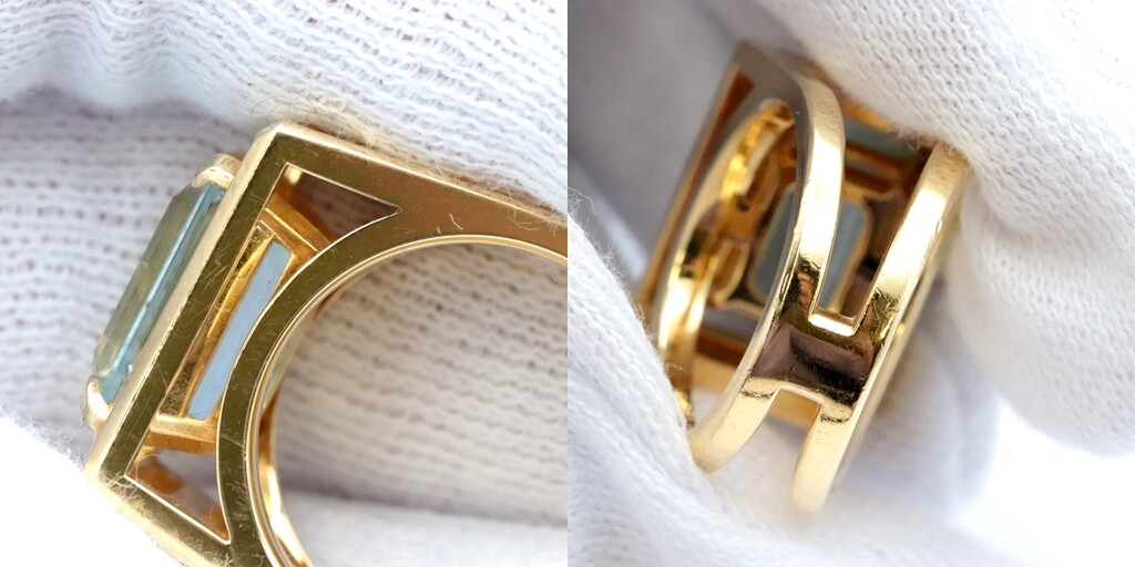 TIFFANY & Co. jewel box Ring K18YG US#5.75 P0028816 | eBay