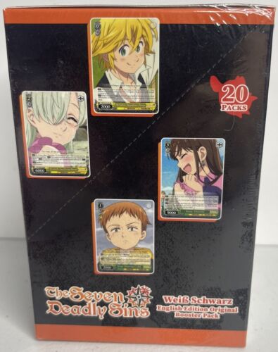 Weiss Schwarz The Seven Deadly Sins Sealed Booster Box English Edition TCG - 第 1/6 張圖片