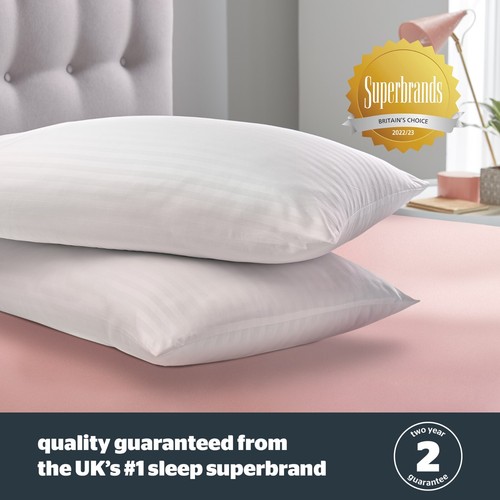 Silentnight Hotel Collection Pillows 6 Value Pack Luxury Quality Soft Back Side - Picture 7 of 9