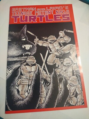 TEENAGE MUTANT NINJA TURTLES #1 WHITE PAGES 5th printing