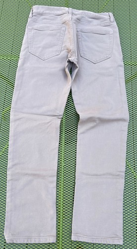 PANTALONE JEANS UOMO 30X32 BANANA REPUBLIC TRAVELER SLIM FIT VITA MEDIA GRIGIO CHIARO NUOVO SENZA ETICHETTE - Foto 12 di 13