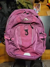 High Sierra Airhead Mesh Backpack Purple/pink Bag Suspension strap system