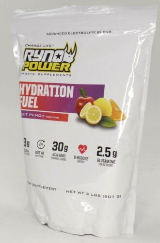 Ryno Power Hydration Fuel Powder Fruit Punch 2lbs - Afbeelding 1 van 12