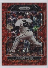 2022 Panini Prizm Tier II Red Donut Circle Prizm 61/99 Logan Webb #112 0q1p