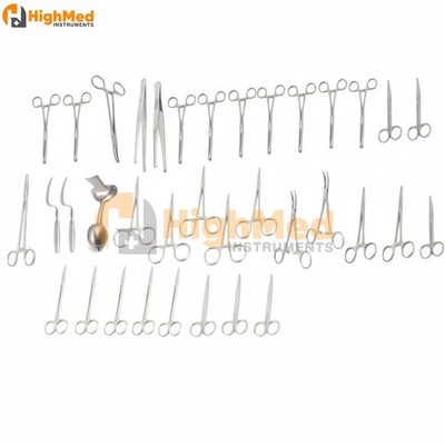 Lot Of 37 Pcs Basic Minor Surgery Forceps Scissors N H Sets Surgical Instrument
