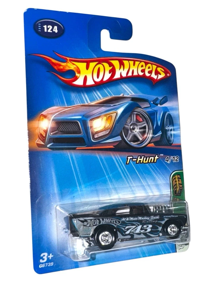Hot Wheels Treasure Hunt 2005 ~ Chevy 1957 ~ pilotos reales con estuche y envío rápido Foto 4 de 4