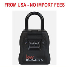 Keller Williams Branded Key Lockbox Set Your Own 4-Digit Numeric Combination