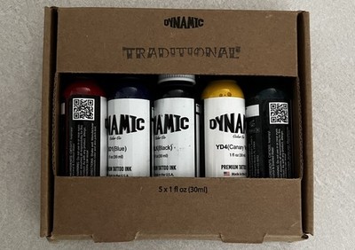 DYNAMIC Color Co Practice Tattoo Ink  - Traditional Tattoo Ink Set