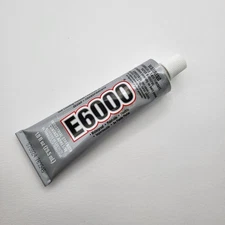 E6000 Clear Jewelry & Craft Glue w/ Nozzle – 1oz or 3.7oz Industrial Adhesive