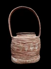 Finely Woven Lidded Buka Basket - Buka Island Papua New Guinea pre 1950
