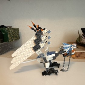 LEGO 2260 Ice Dragon Attack , No Mini figs, No Flag, (Genuine) Ninjago