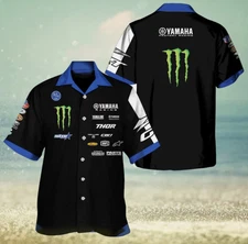 Yamaha Racing Monster V2 Dark Blue Hawaiia