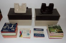 HUGE VINTAGE VIEWMASTER COLLECTION - SETS - 2 VIEWERS - 2 STORAGE BOXES - 120 