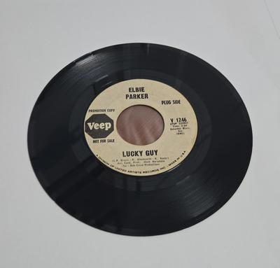 #ad #ad Northern Soul RARE Elbie Parker 7quot; Vinyl Promo Single Lucky Guy Veep V1246 $850.00