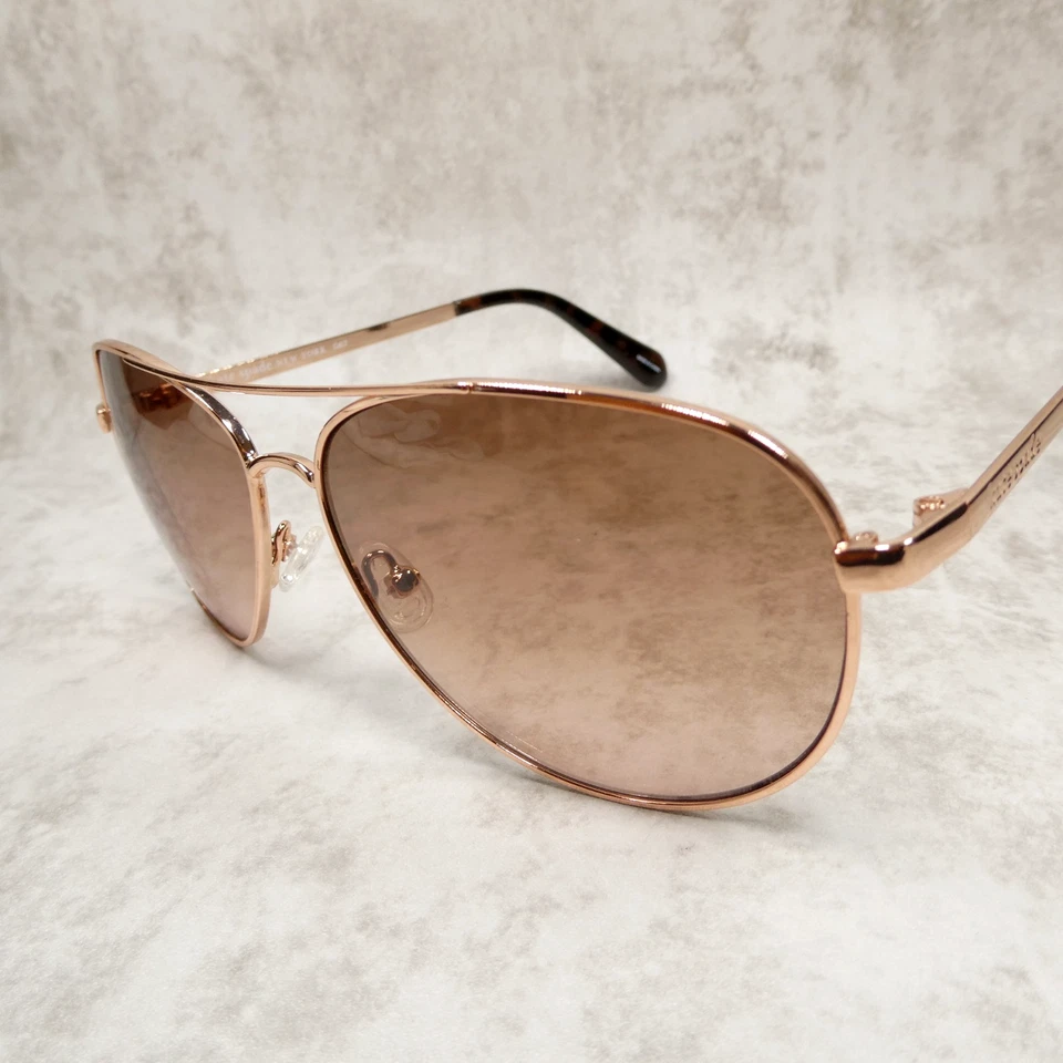 Kate Spade 玫瑰金金属飞行员太阳镜 - Emmaline/S 000M2 58-14-140 — 第 3/4 张图片