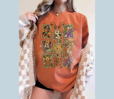 Trick Or Treat Disney Halloween Sweatshirt, Mickey And Friends Halloween Shirt
