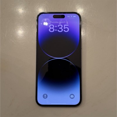 Apple iPhone 14 Pro Max Purple 256GB Dual SIM Network Unlocked Touch Screen