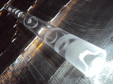 Transparent Crystal Acrylic Quena Andean flute 