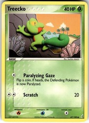 Treecko 67/100 EX Crystal Guardians Common