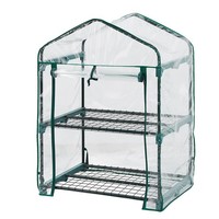 GewäChshaus 69 X 49 X 95 Cm, Pvc-Folie, Metallkonstruktion