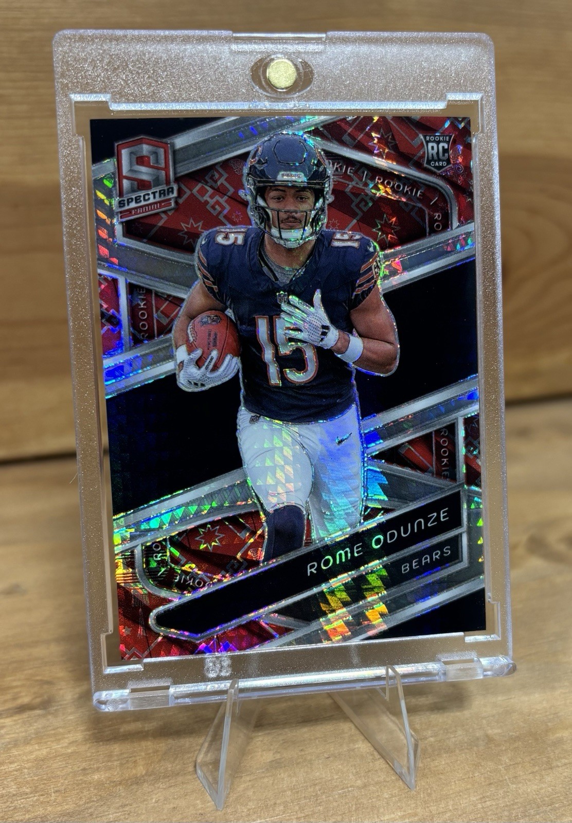 2024 Panini Spectra Rookies Rome Odunze #120 Lucky Envelopes Prizm /8 (RC)