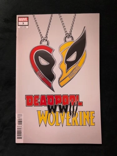 DEADPOOL WOLVERINE WW III #3 NECKLACE VARIANT 1