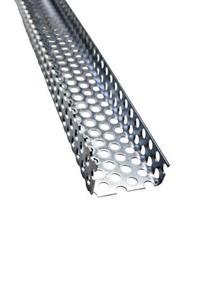 Lochblech Lüftungsprofil 1m Alu 1mm blank |  U-Profil | Zuschnitt