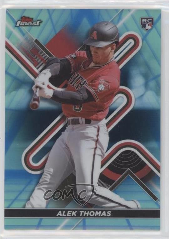 2022 Topps Finest Blue/Aqua Vapor Refractor 83/250 Alek Thomas #43 0ui8