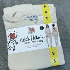 Keith Haring Women's S Lounge Set Tan e0557