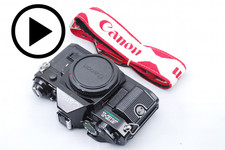     US Duty Paid   Mint  Canon AE-1 PROGRAM Black 35mm Film Camera From Japan 1329