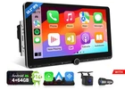 10.1"Double DIN Android 14 Car Stereo Wireless Apple CarPlay Radio Head Unit DSP