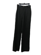 Reformation size 0 Black Wide Leg Trouser Pant NEW