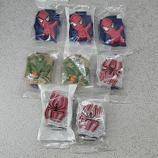 8x Vintage sealed packets Nestle Cereal Toys SPIDERMAN Web Shooters 2002 New 